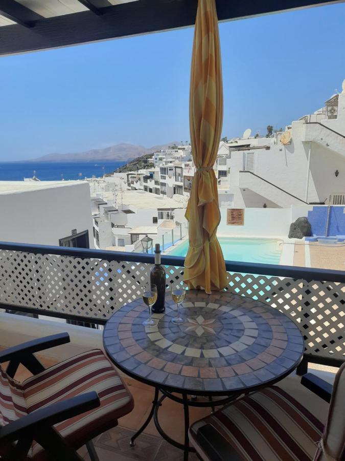The White Dragos With Ocean View - Ac - Private Pool Apartment Tias Exterior photo